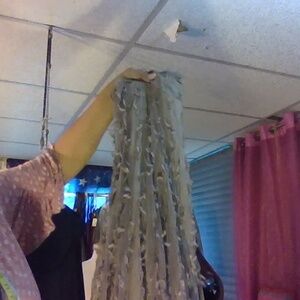 Free People Gray Midi Skirt / waist:15, L33